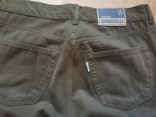 Pantalón vaquero hombre verde bandolli t 44