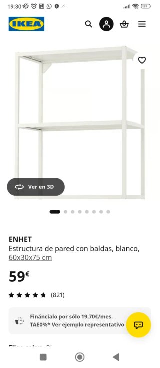 Estantería Ikea ENHET Blanca