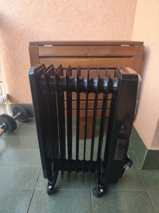 Radiador de aceite negro