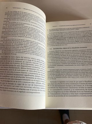 Manual sobre protección de consumidores y usuarios