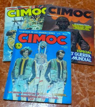 Lote 3 cómics Cimoc