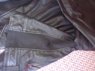 Cazadora Biker Negra Talla 40