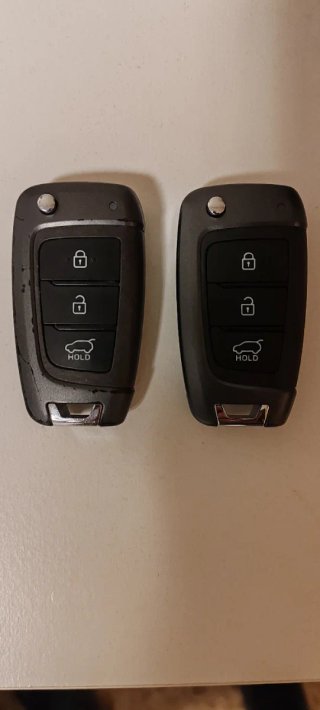 2 Llaves Hyundai Kona 3 Botones