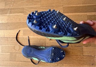 Scarpe Chiodate Adidas Blu/Verde Acqua