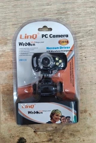 Webcam Pc Camera linq C2018 usb Microfono