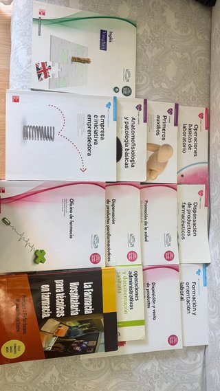 Libros farmacia y parafarmacia grado medio