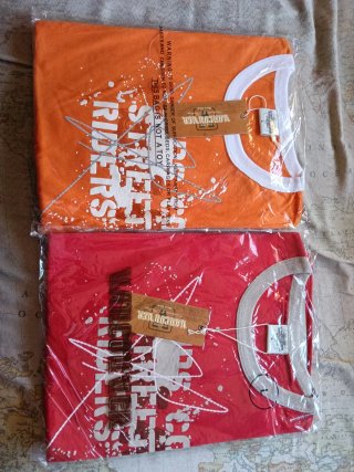 Lote 2 Camisetas Algodón VANEDUMER Talla L