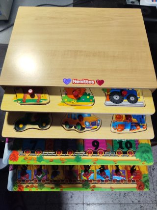 Cajón Puzzles Madera Nenittos