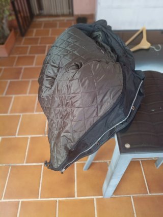 Chaqueta de moto con protecciones
