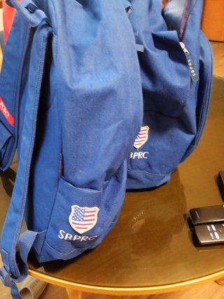 Mochila Santa Bárbara Polo. Racquet Club nueva