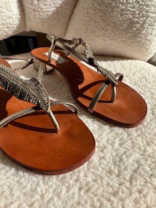Sandalias con cristales