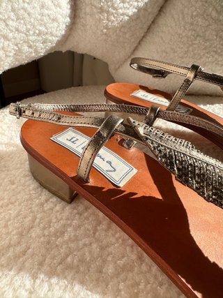 Sandalias con cristales