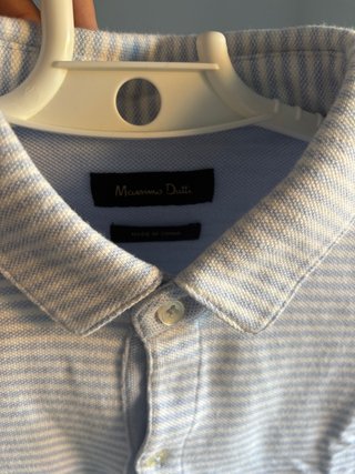 Polo Massimo Dutti Rayas Azul