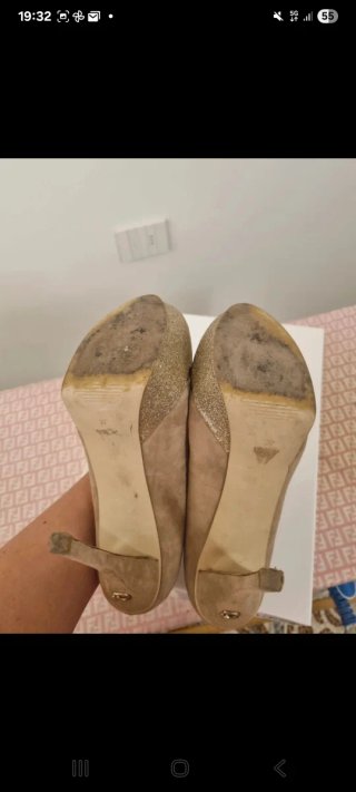 Scarpe con tacco Guess beige