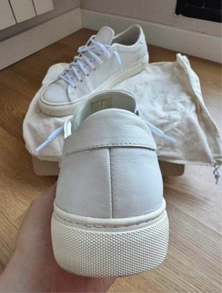 Beckett Simonon Zapatillas de Piel Blancas