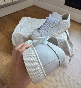 Beckett Simonon Zapatillas de Piel Blancas
