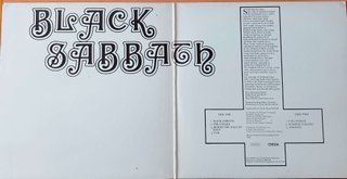 Black Sabbath LP Gatefold