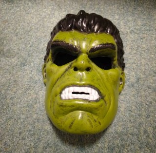 Set Caretas Spiderman y Hulk