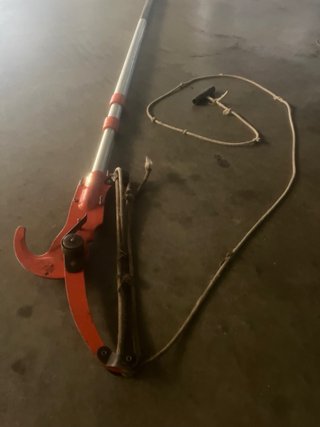 Pertiga telescópico con cuerda