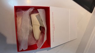 Zapato charol beig talla 18
