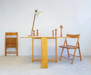 Mesa plegable HABITAT haya y formica | Vintage 80s