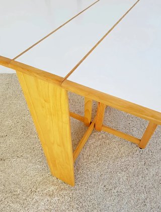Mesa plegable HABITAT haya y formica | Vintage 80s