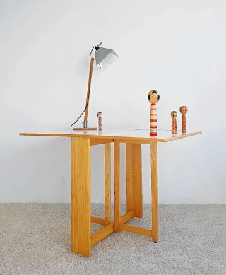 Mesa plegable HABITAT haya y formica | Vintage 80s