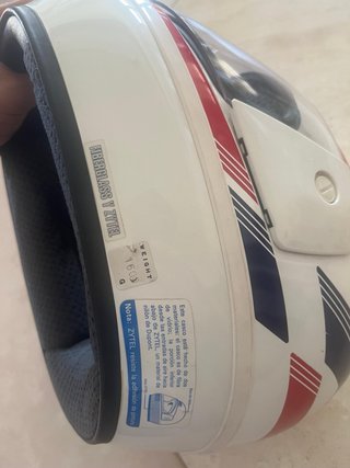 Casco Moto Shoei Vintage Blanco