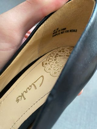 Tacones Clarks Negros