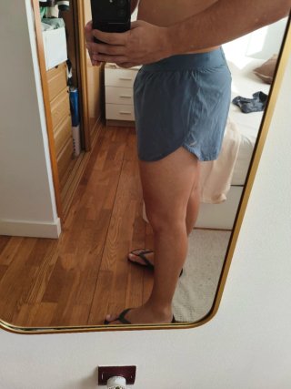 Pantalones cortos running Kiprun azules