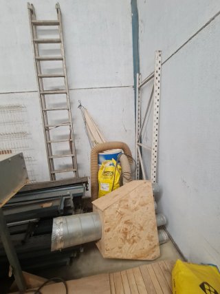 Sistema de aspiración para carpintería