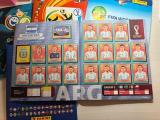 5 Álbumes Mundiales Fútbol Completos Panini