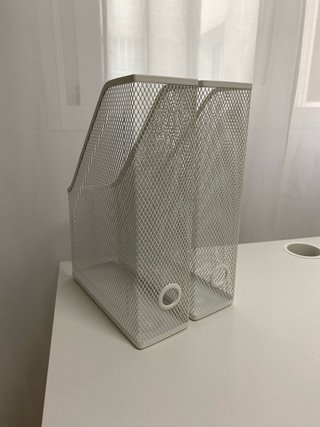 Escritorio blanco Regalo lapiceros y organziadores