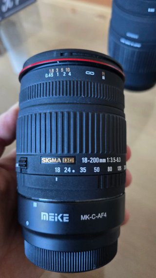 Objetivo Sigma DC 18-200mm 1:3.5-6.3 Canon