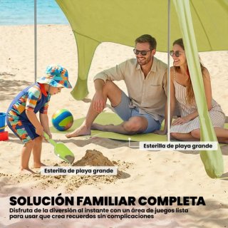 Carpa Playa Plegable con Esterilla