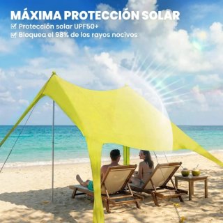 Carpa Playa Plegable con Esterilla