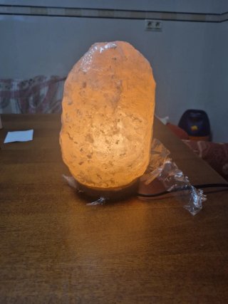 Lámpara de Sal Natural Rosa
