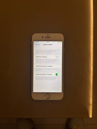 iPhone 6s 100% Batteria Argento