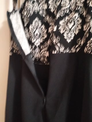 2 Tute eleganti donna nere e fantasia(M)