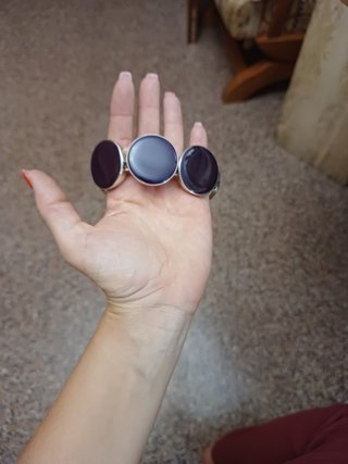 Pulseras de madera multicolor