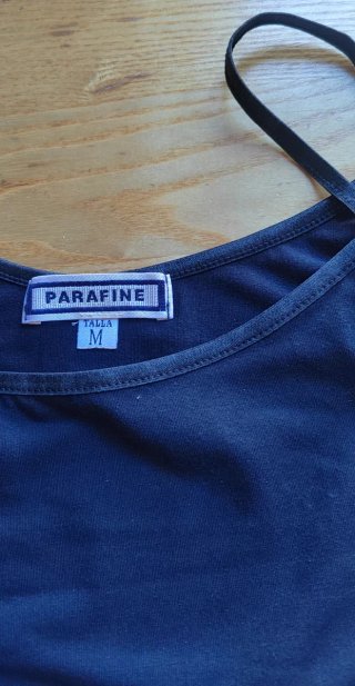Body tirantes Parafine negro