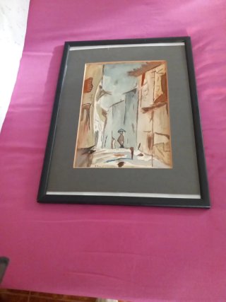 Cuadro vintage de los 90 con marco NO ENVIO
