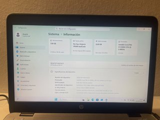 Portátil HP con 8GB RAM y 256GB SSD MUY NUEVO