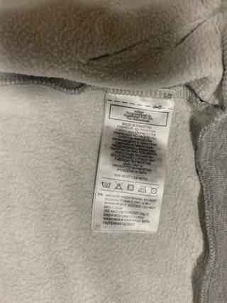 Chaqueta Adidas Gris con Cremallera