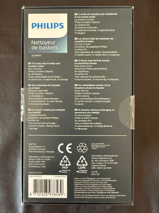 Limpiador Eléctrico Zapatillas Philips Azul/Amaril