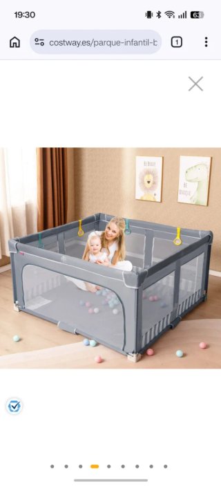 Parque infantil 127x127x73 cm