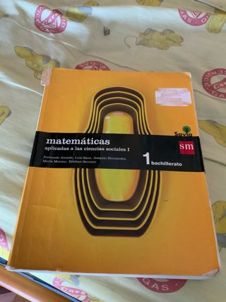 Matemáticas 1 Bachillerato Savia SM