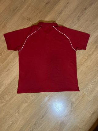 Polo Nike Rojo Deportivo Estilo Retro