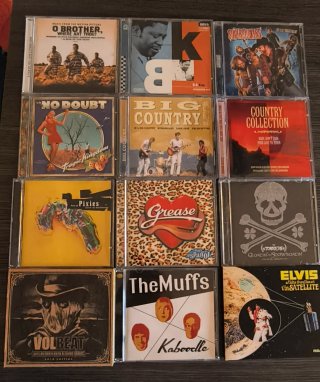 Pack 12 CDs: O Brother, No Doubt, Grease, Elvis...