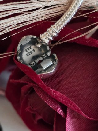 Pulsera Pandora Corazón Plata